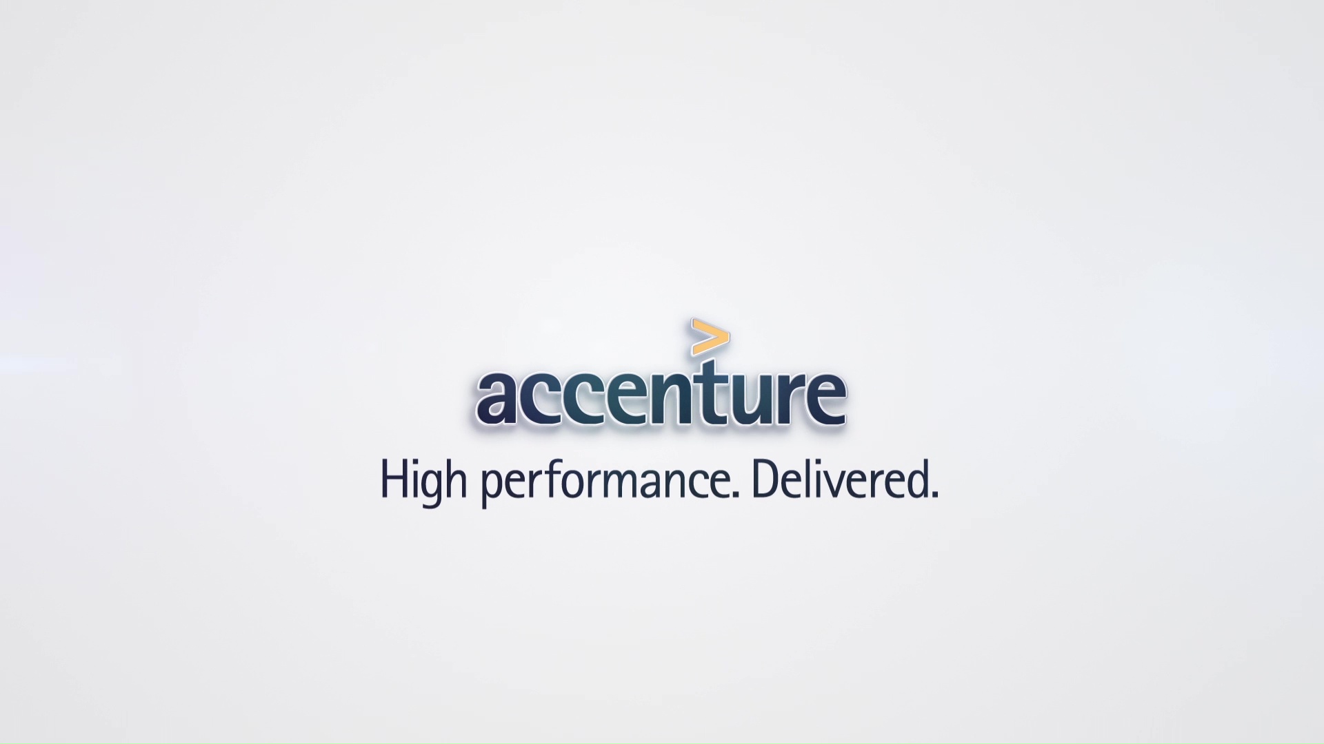 accenture High Perforrmance, Delivered